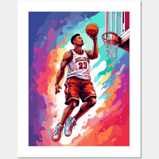 Man Basketball Lover Design Art Posters and Art